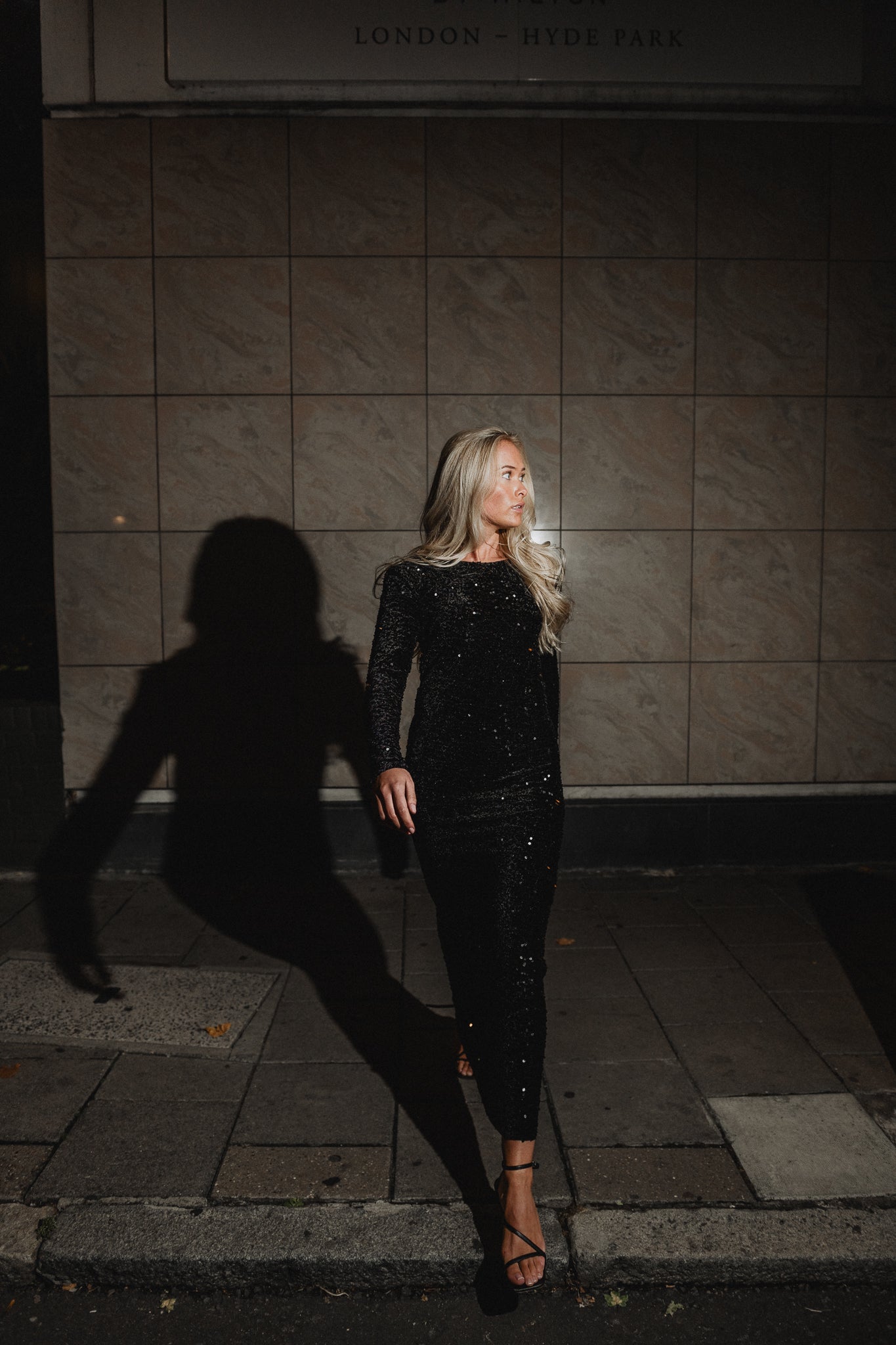 PCKAM Long Dress - Black